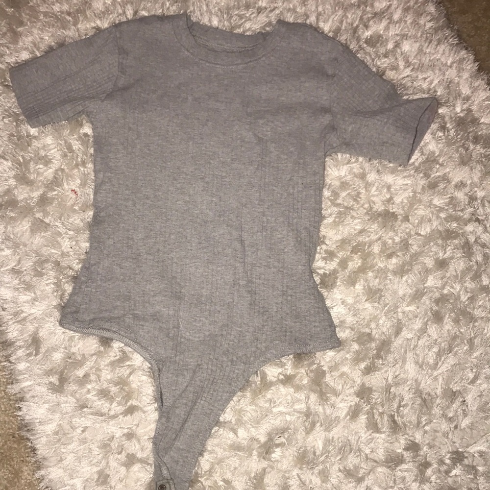 Grey bodysuit